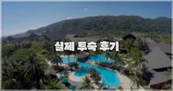 💬 실제 투숙 후기