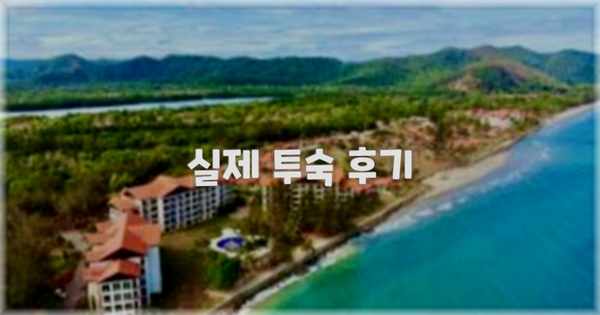 💬 실제 투숙 후기