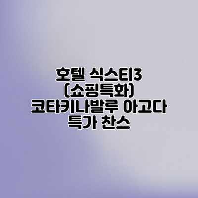 호텔 식스티3 (쇼핑특화) 코타키나발루 아고다 특가 찬스 호텔 식스티3 (쇼핑특화) 코타키나발루 아고다 특가 찬스