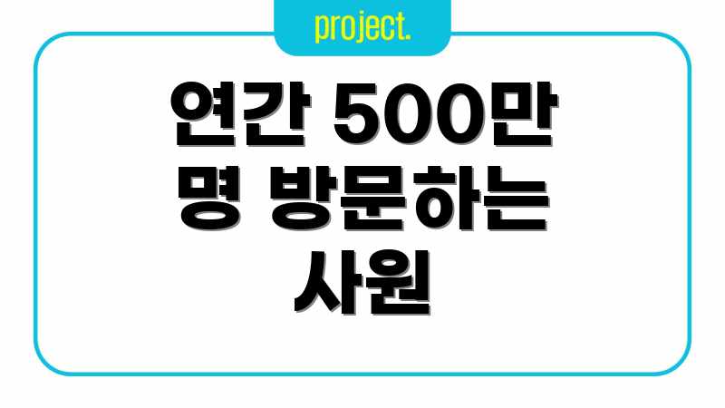 연간 500만 명 방문하는 사원