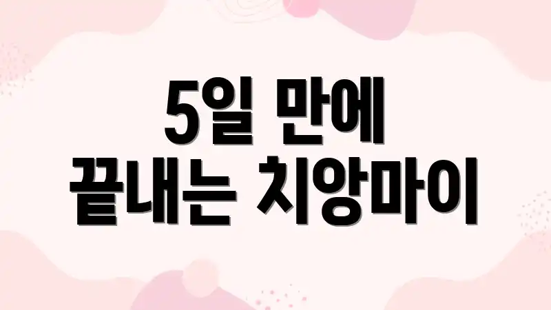 5일 만에 끝내는 치앙마이