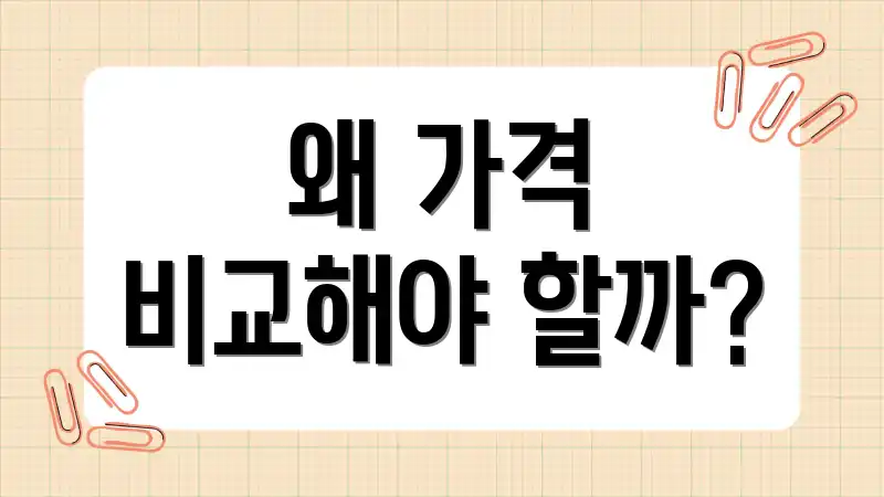왜 가격 비교해야 할까?
