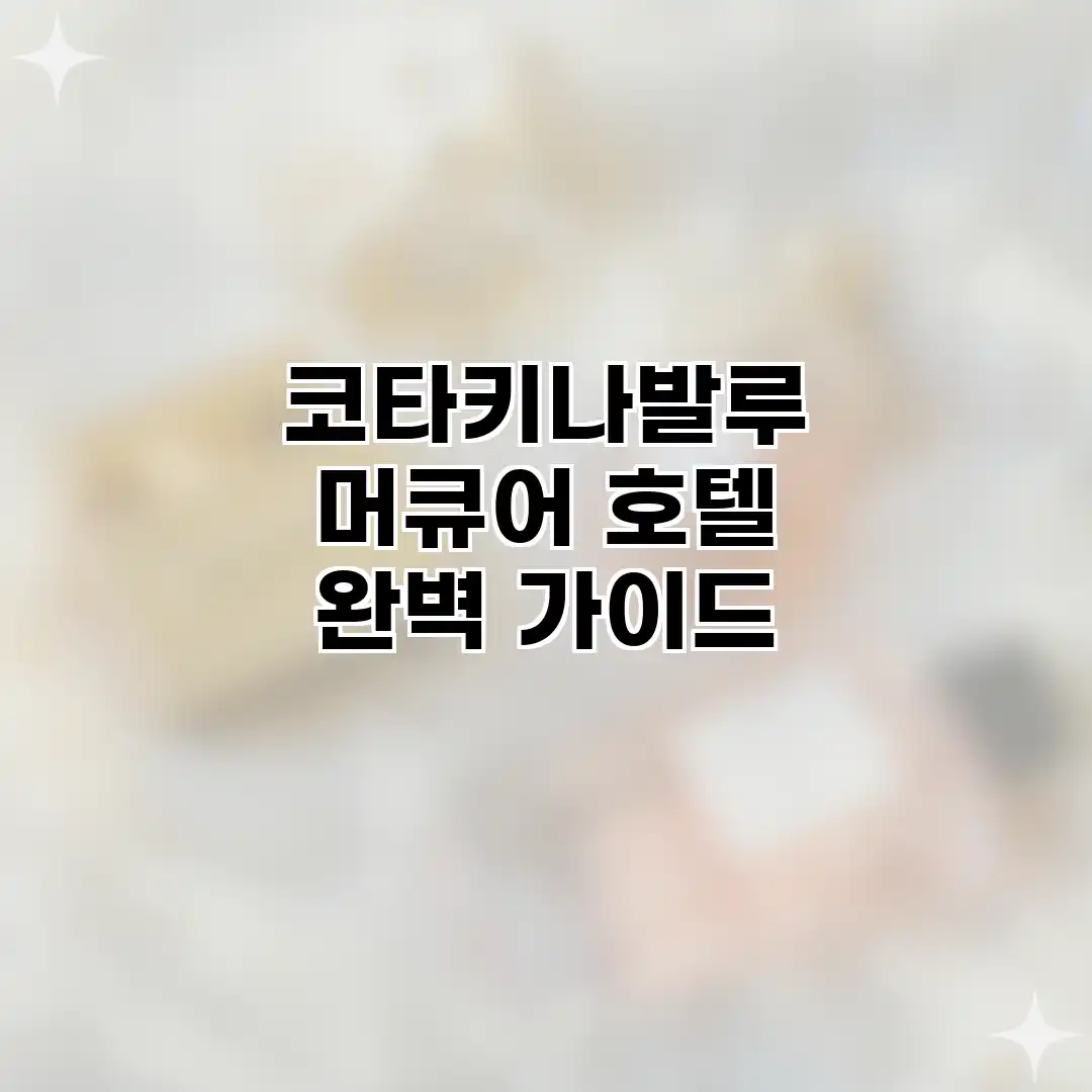 코타키나발루 머큐어 호텔 완벽 가이드 코타키나발루 머큐어 호텔 완벽 가이드
